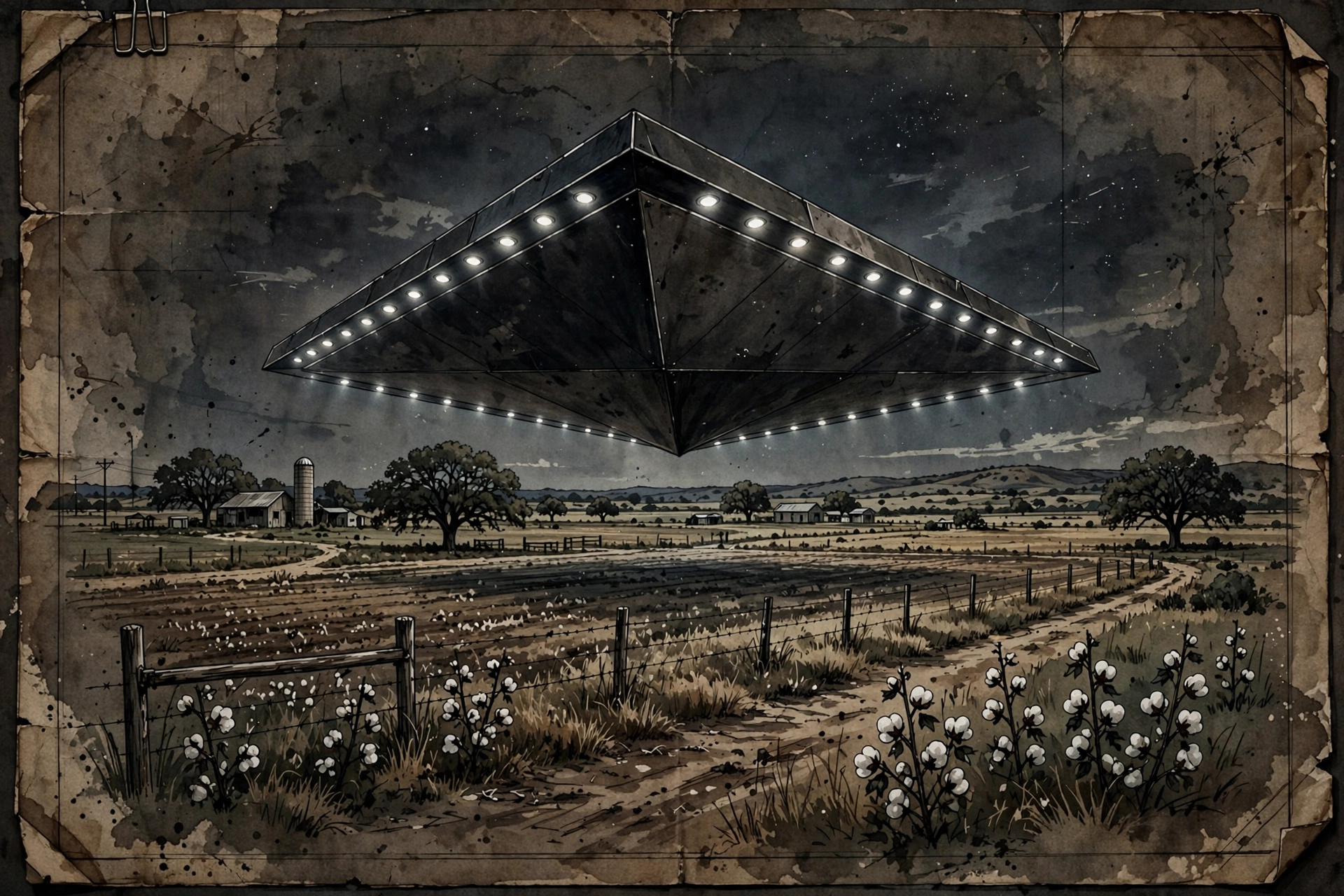 Artist's interpretation of the Stephenville craft